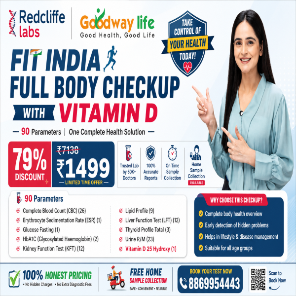 Fit India Full Body checkup with Vit.D